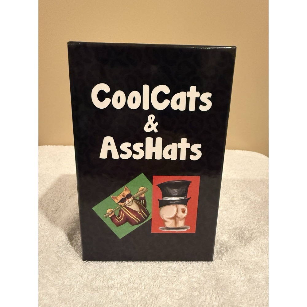 INFINITE GAMES CoolCats & AssHats Party Game, NEW, Humor Ages 21+, 4-20 Players